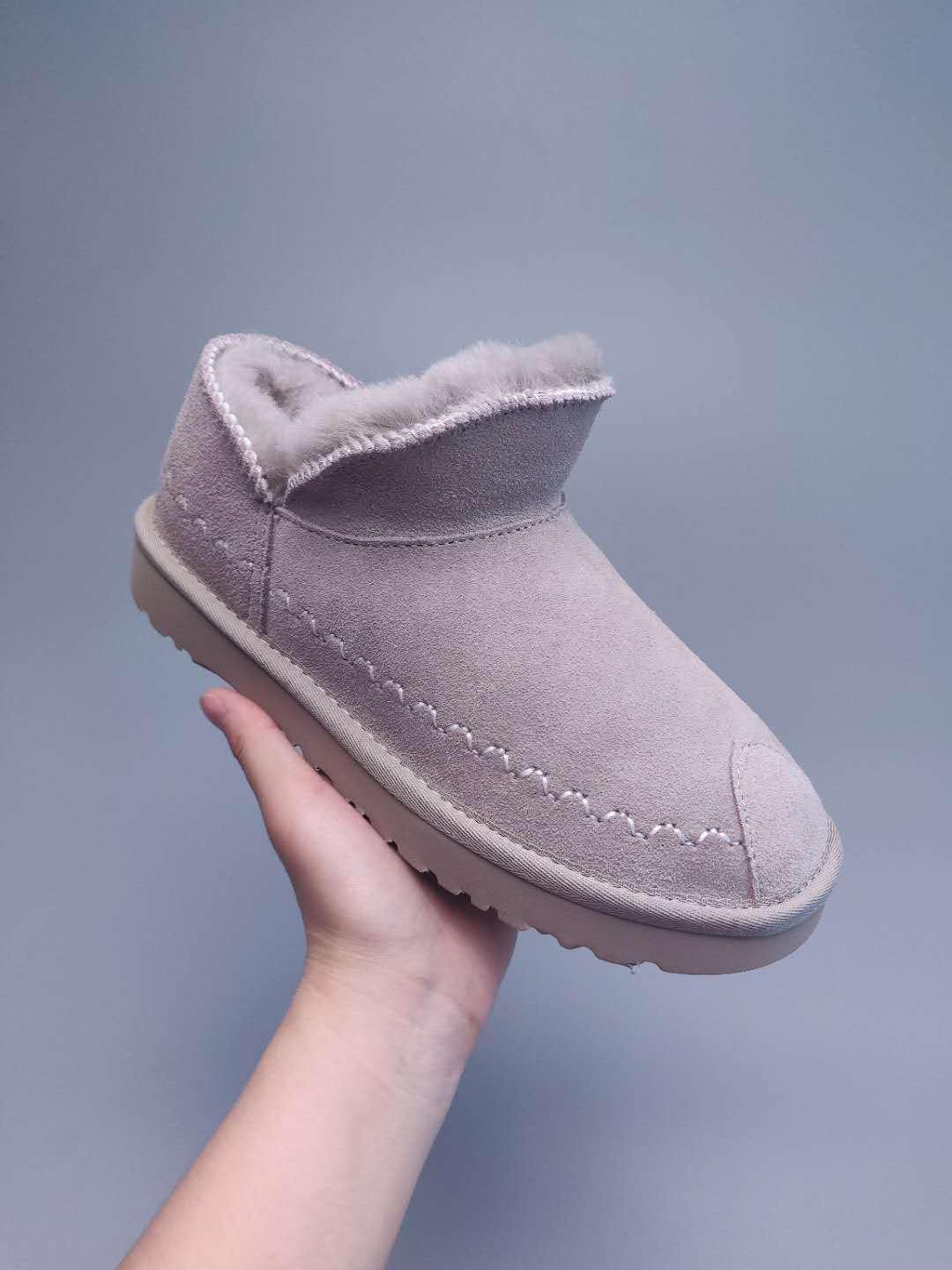 0888 Ankle Boots – Purple
