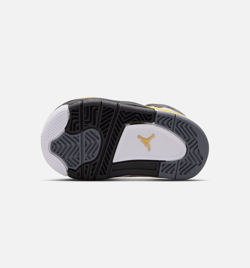 Air Jordan 4 Retro Rare Air Tour Yellow Infant & Toddler Lifestyle Shoe