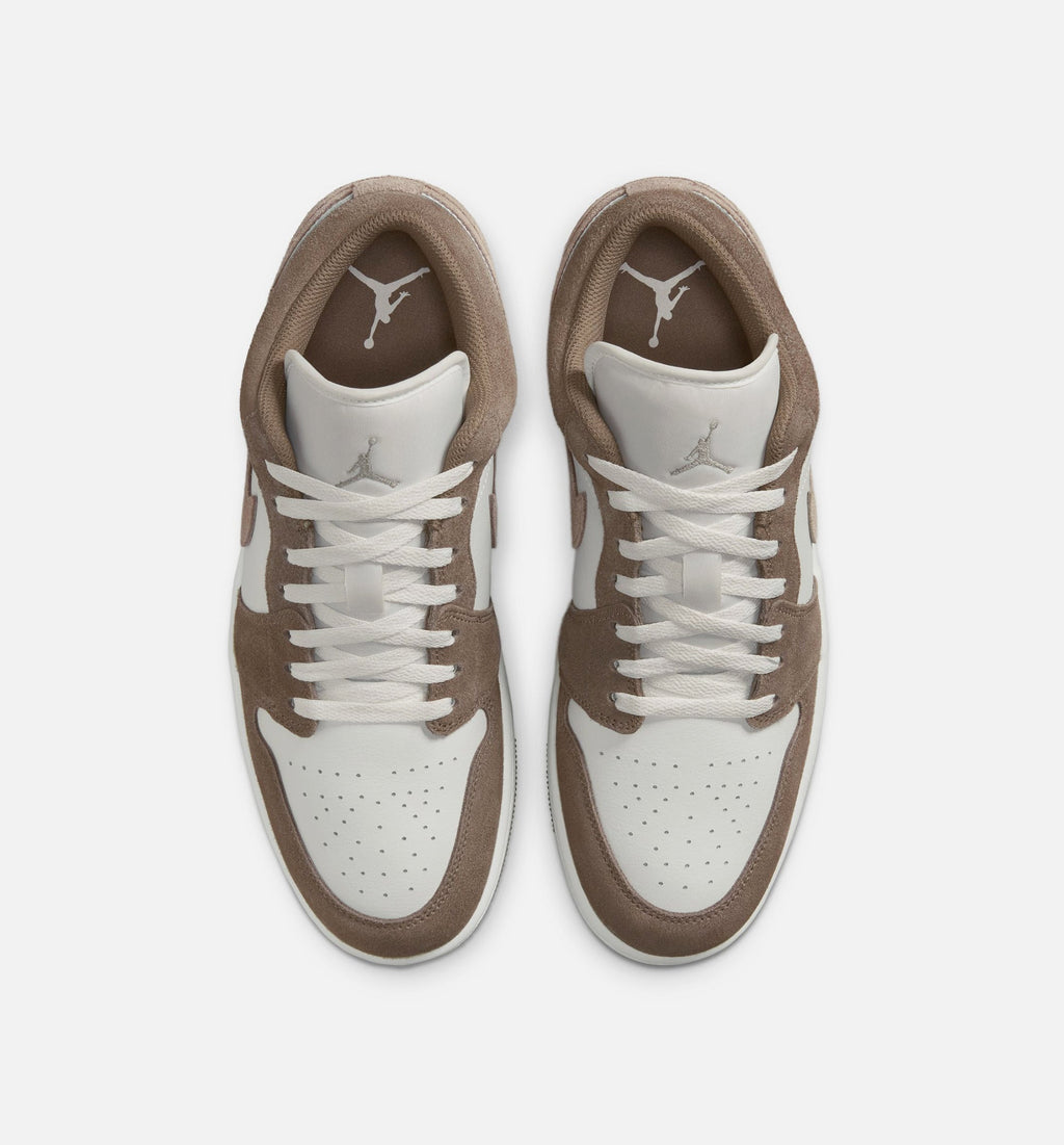 Air Jordan 1 Low Men's Lifestyle Sneakers - Olive Grey/Enigma Stone/Summit White