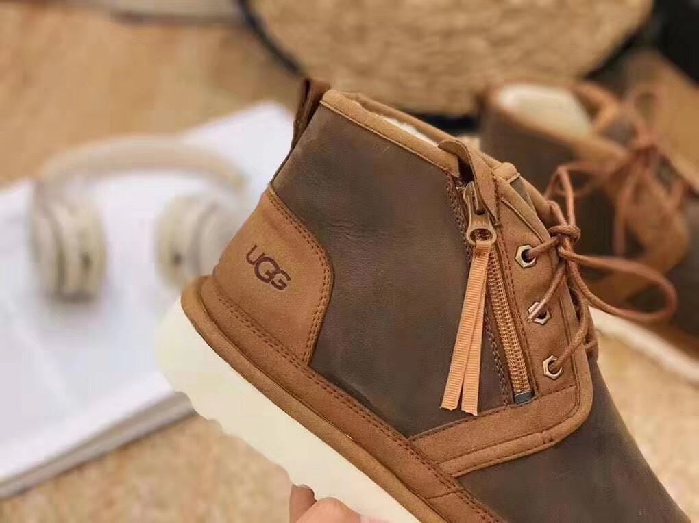 3883 Updated Zip-Up Shoes – Chestnut