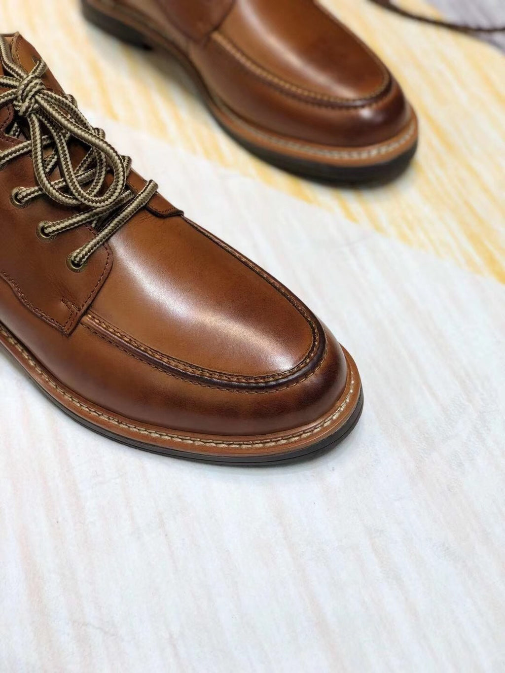 0726-1 Upgraded Series Leather Shoes – Brown