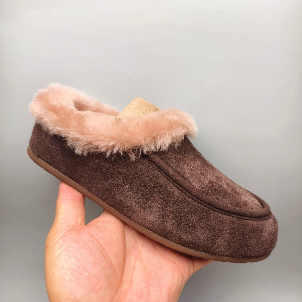 1391 Slip-On House Shoes – Chocolate Brown