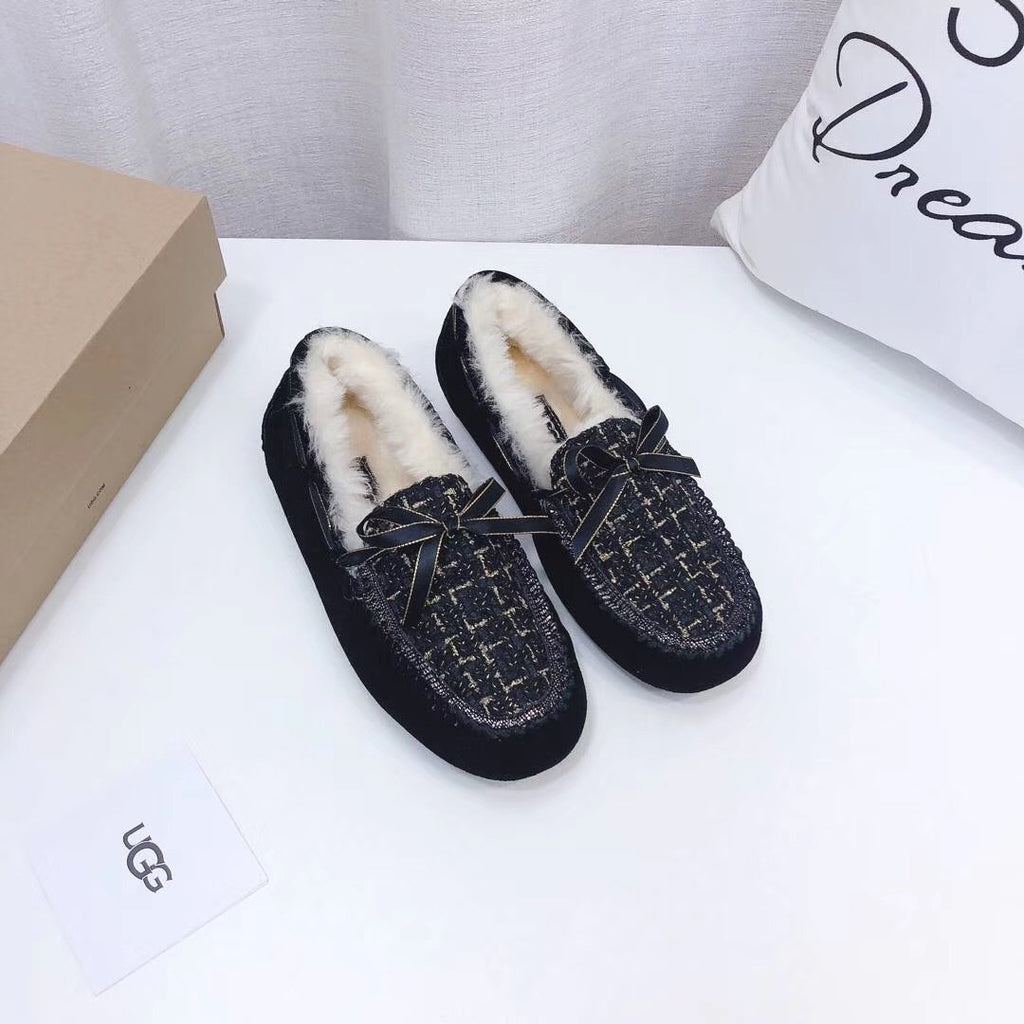 5623 Chic Moccasin-Style Shoes – Black