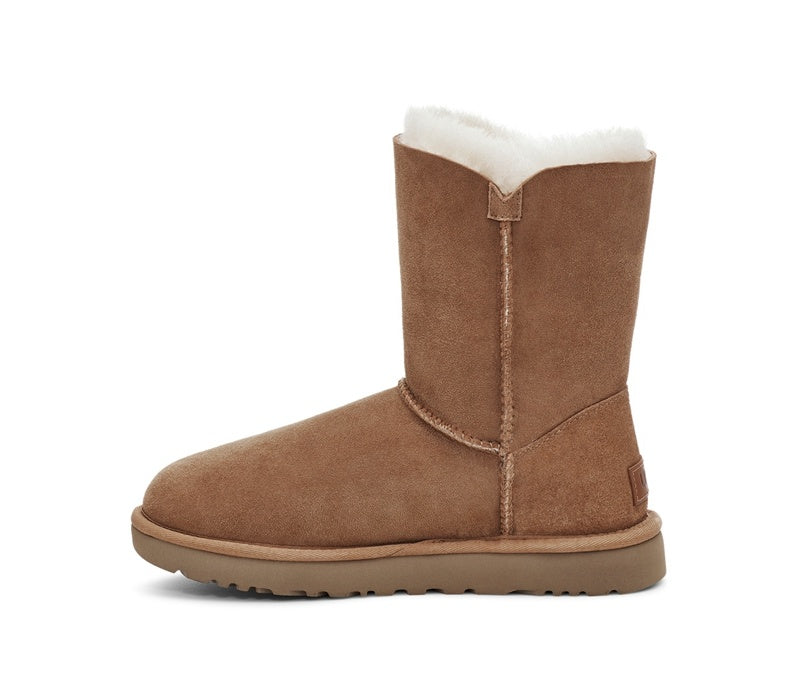 2480 Side-Zip Mid-Calf Boots – Chestnut