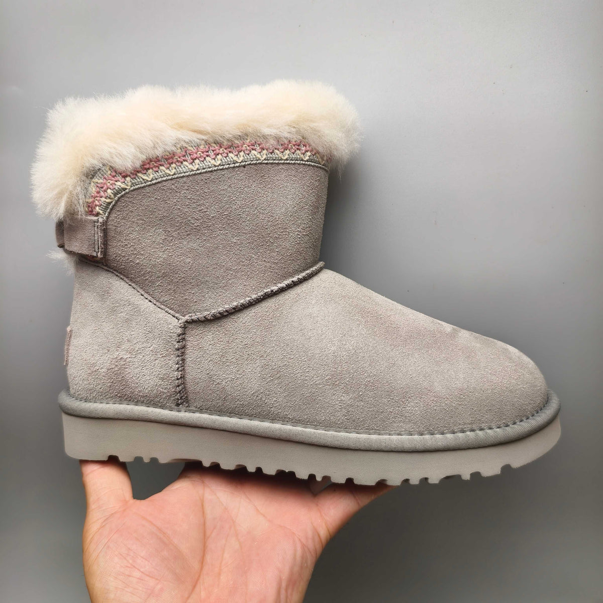 4517 Boho-Inspired Back-Strap Shoes – Gray