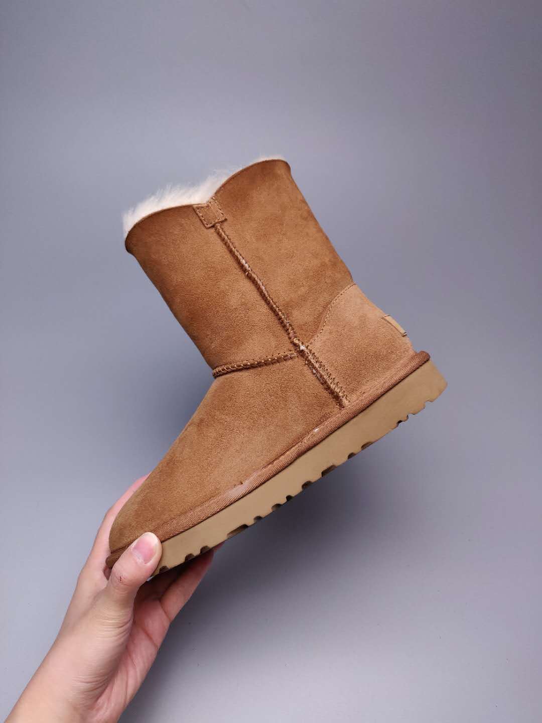 2480 Side-Zip Mid-Calf Boots – Chestnut