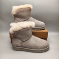 4517 Boho-Inspired Back-Strap Shoes – Gray