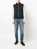 Moorer quilted zipped gilet