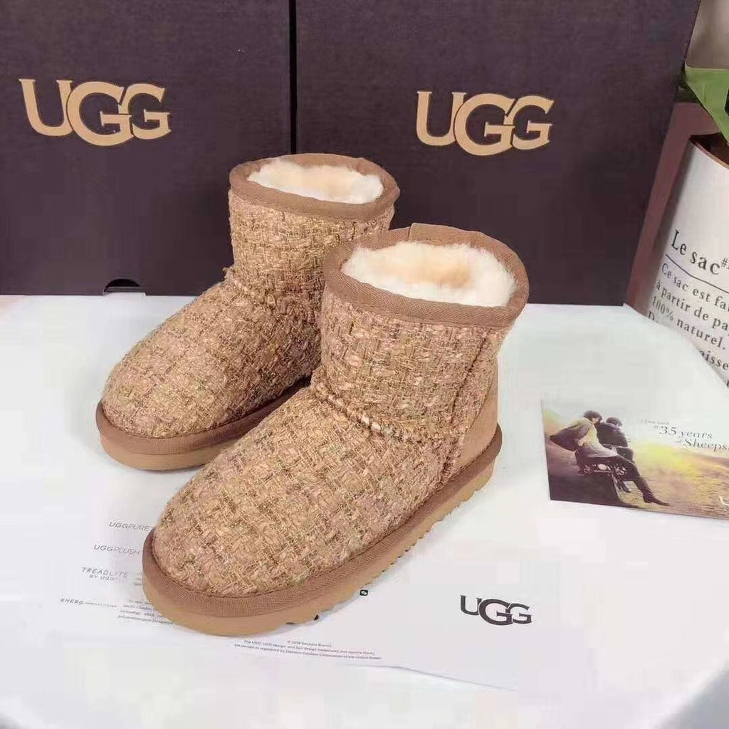 5854 Kids' Chic Winter Boots – Chestnut