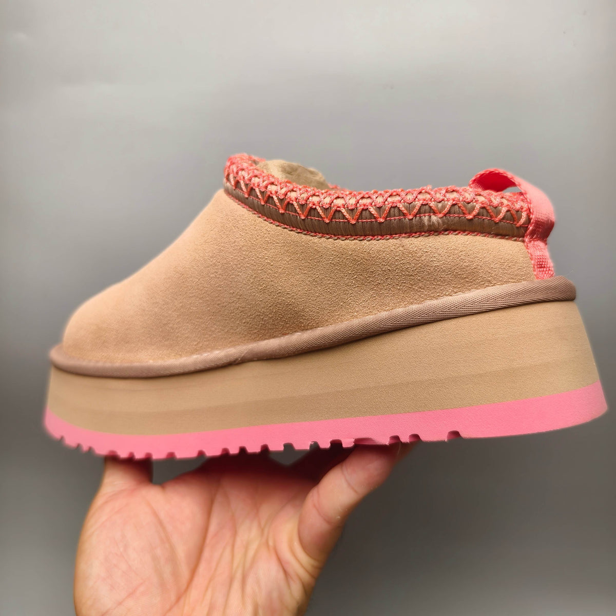 2553 / 2130 Boho-Inspired Platform Casual Shoes – Pink
