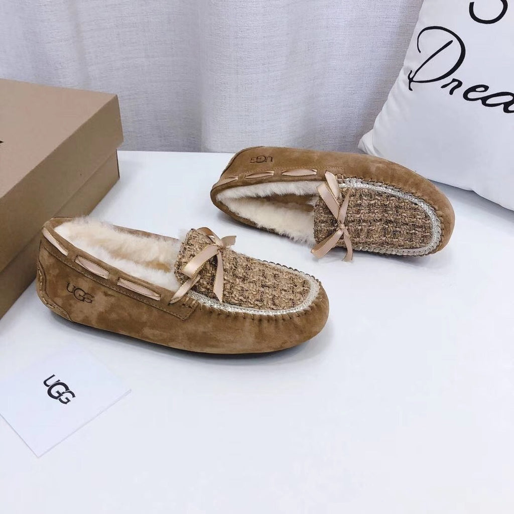 5623 Chic Moccasin-Style Shoes – Chestnut
