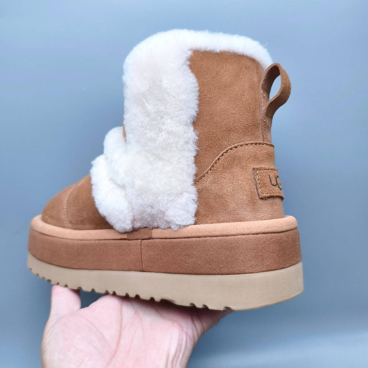 3316 Caterpillar-Style Platform Mid-Top Casual Shoes – Chestnut