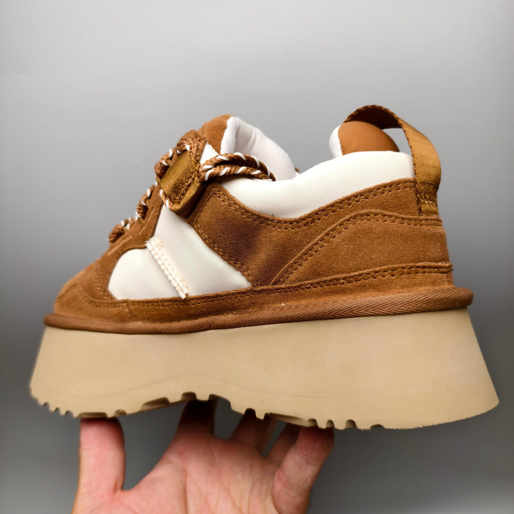 1541 Chunky Platform Lace-Up Sneakers – Chestnut
