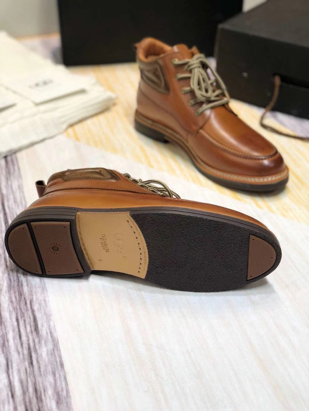 0726-1 Upgraded Series Leather Shoes – Brown