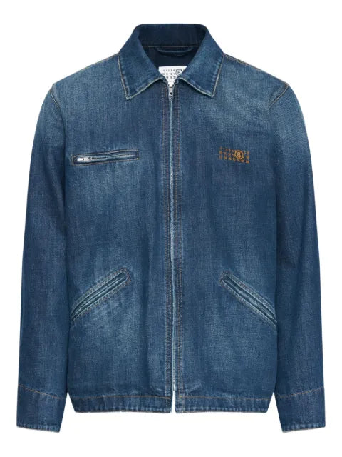 MM6 Maison Margiela zip-fastening denim jacket