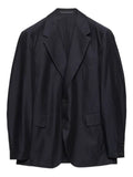 Prada single-breasted cotton and silk jacket
