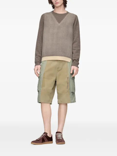 Maison Margiela fused knit wool crewneck sweater