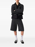 MSGM check-pattern tweed jacket