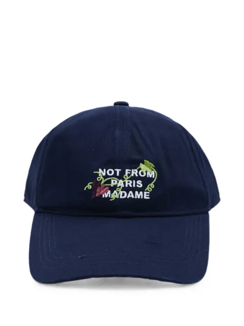Drôle De Monsieur baseball cap with Vine-Slogan