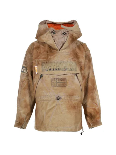 PDF x Napapijri Skidoo faux-fur jacket