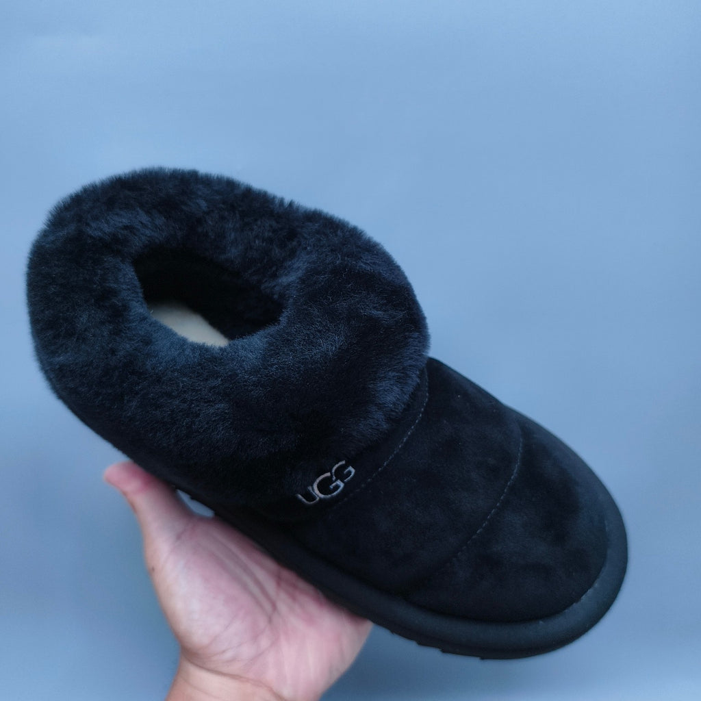 6390 Platform Slip-On Casual Shoes – Black