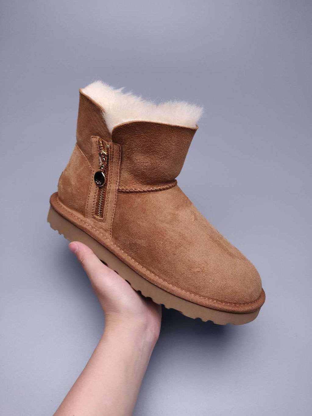 2481 Side-Zip Ankle Boots – Chestnut