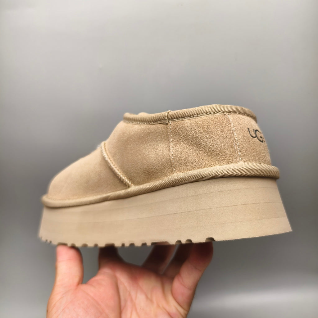 7612 Platform Mary Jane Fashion Shoes – Sand