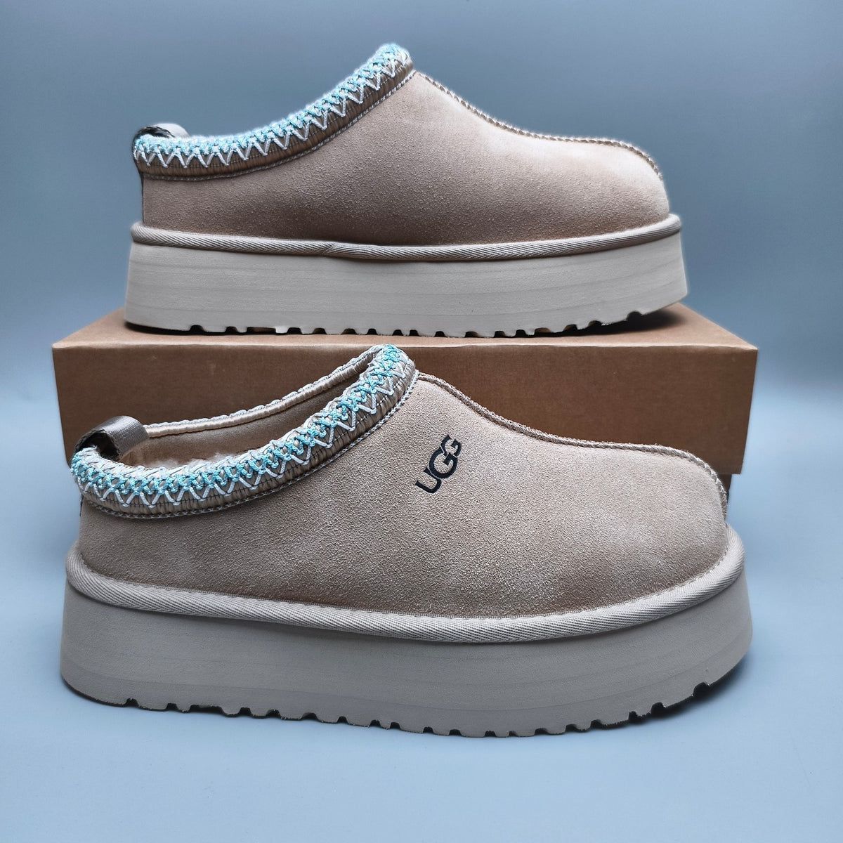 2553 / 2130 Boho-Inspired Platform Casual Shoes – Sand