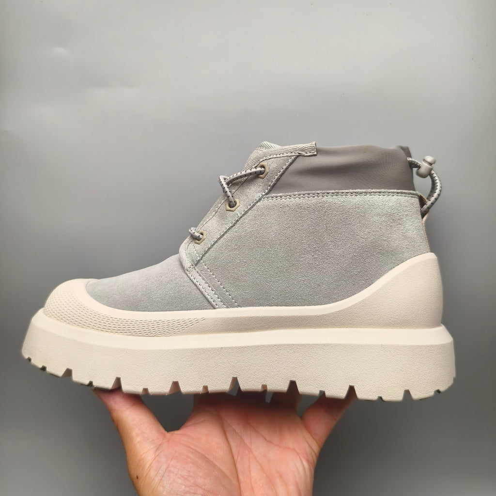3991 High-Top Casual Shoes – Light Gray