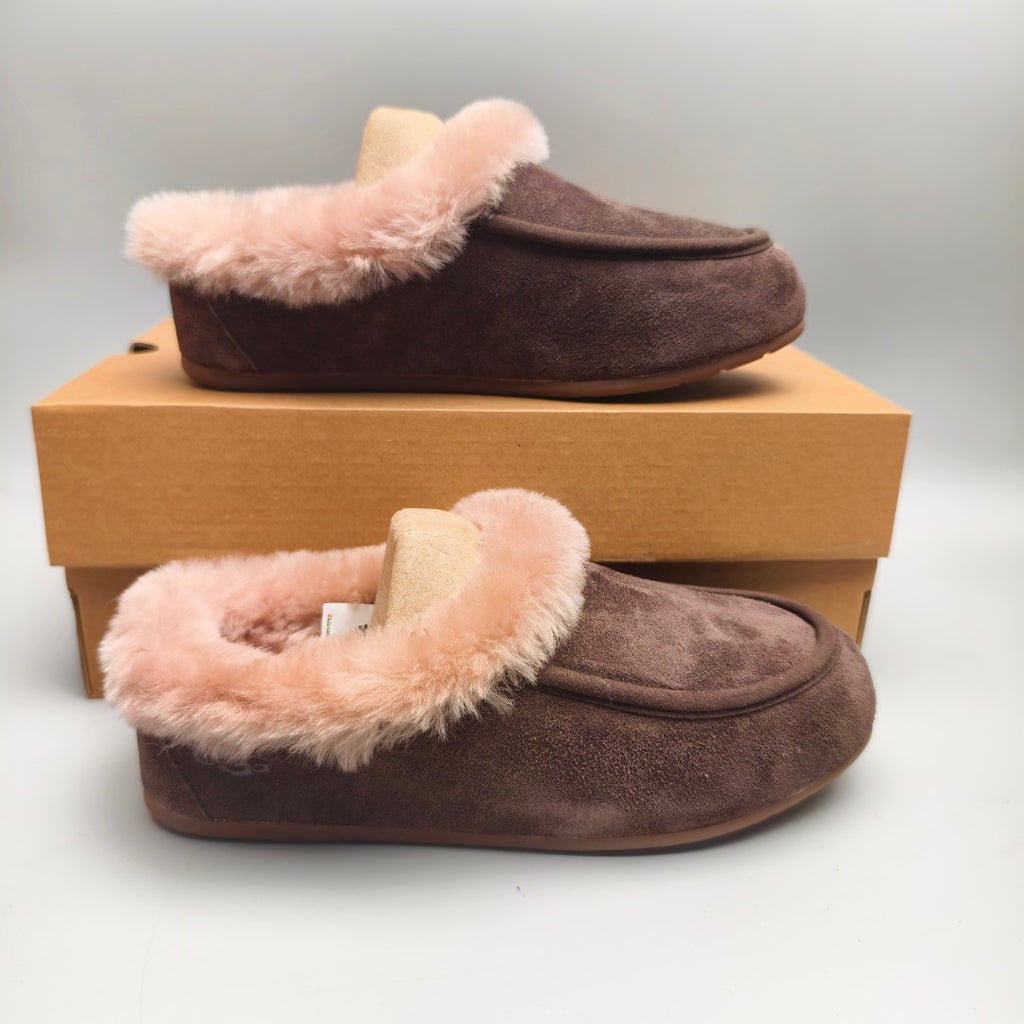 1391 Slip-On House Shoes – Chocolate Brown