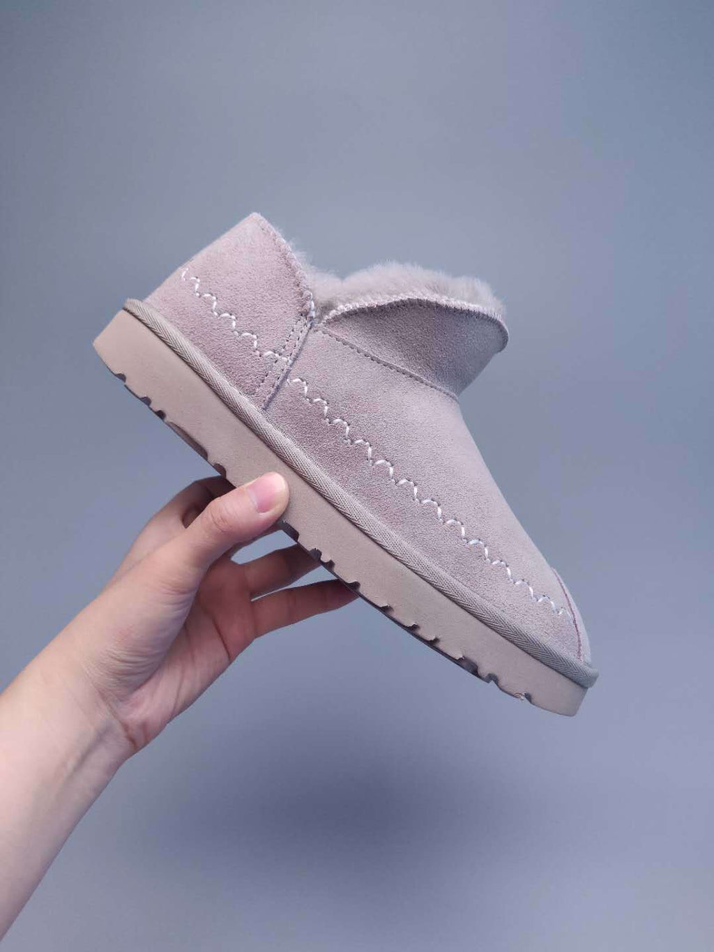 0888 Ankle Boots – Purple