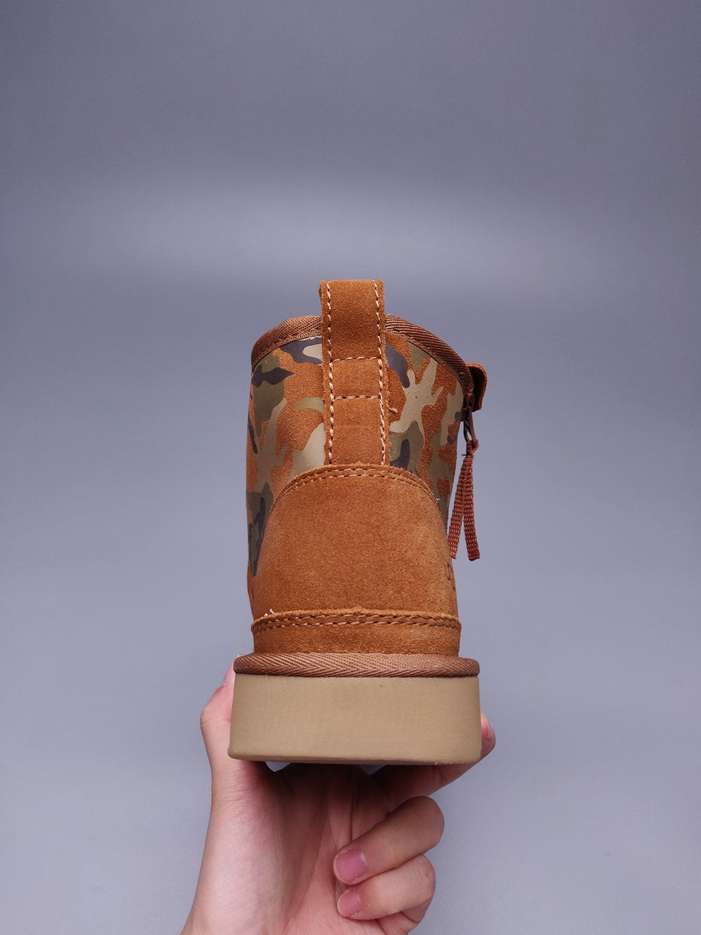 4193 Men's Colorblock Camo Shoes – Chestnut