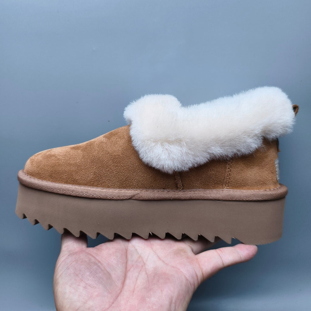 6733 Platform Casual Shoes – Chestnut