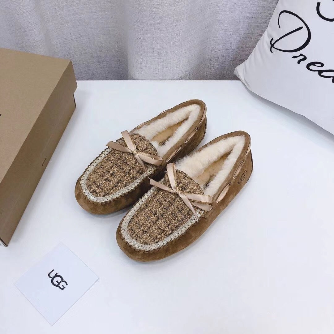 5623 Chic Moccasin-Style Shoes – Chestnut
