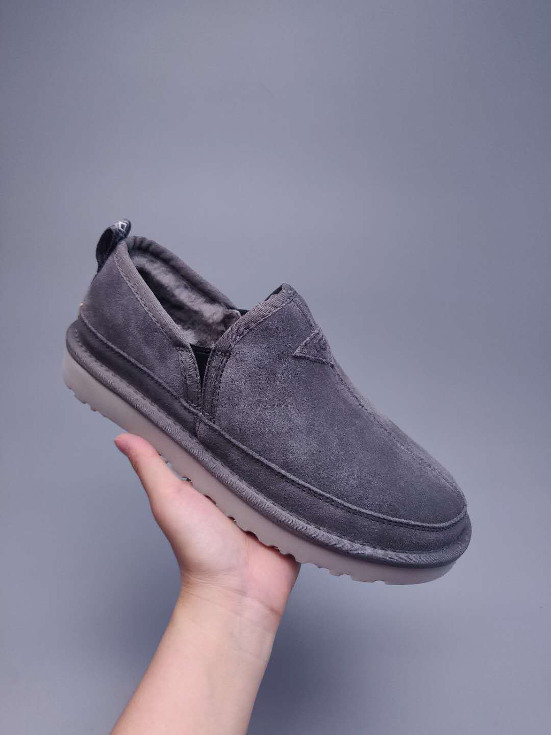 3455 Men's Slip-On Low-Top Shoes – Gray