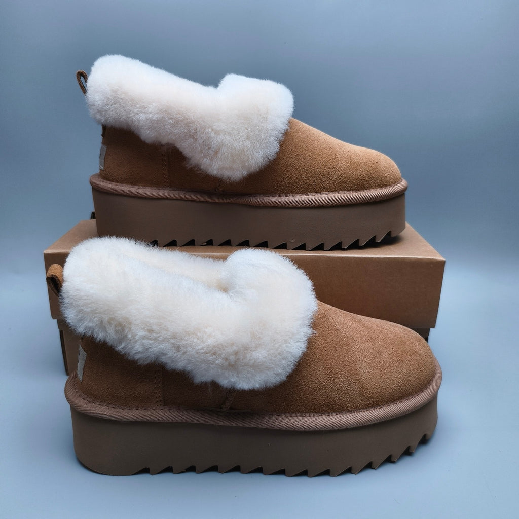 6733 Platform Casual Shoes – Chestnut