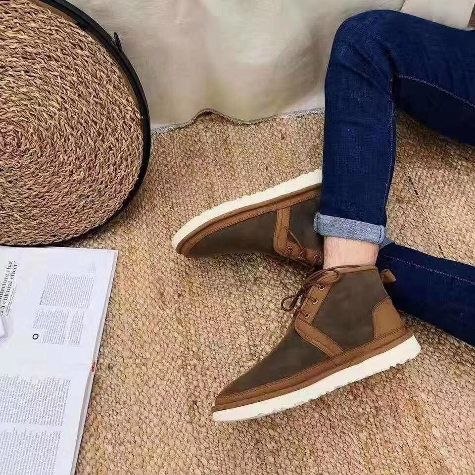 3883 Updated Zip-Up Shoes – Chestnut