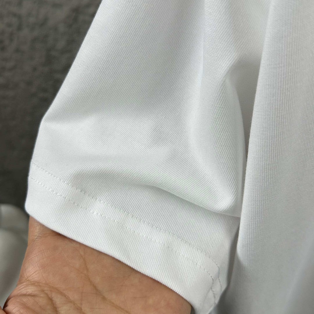 Stone Island Spring–Summer 2026 Dual-Technique T-Shirt - Silicone Compass Star Logo at Chest, Heat-Transfer Back Print
