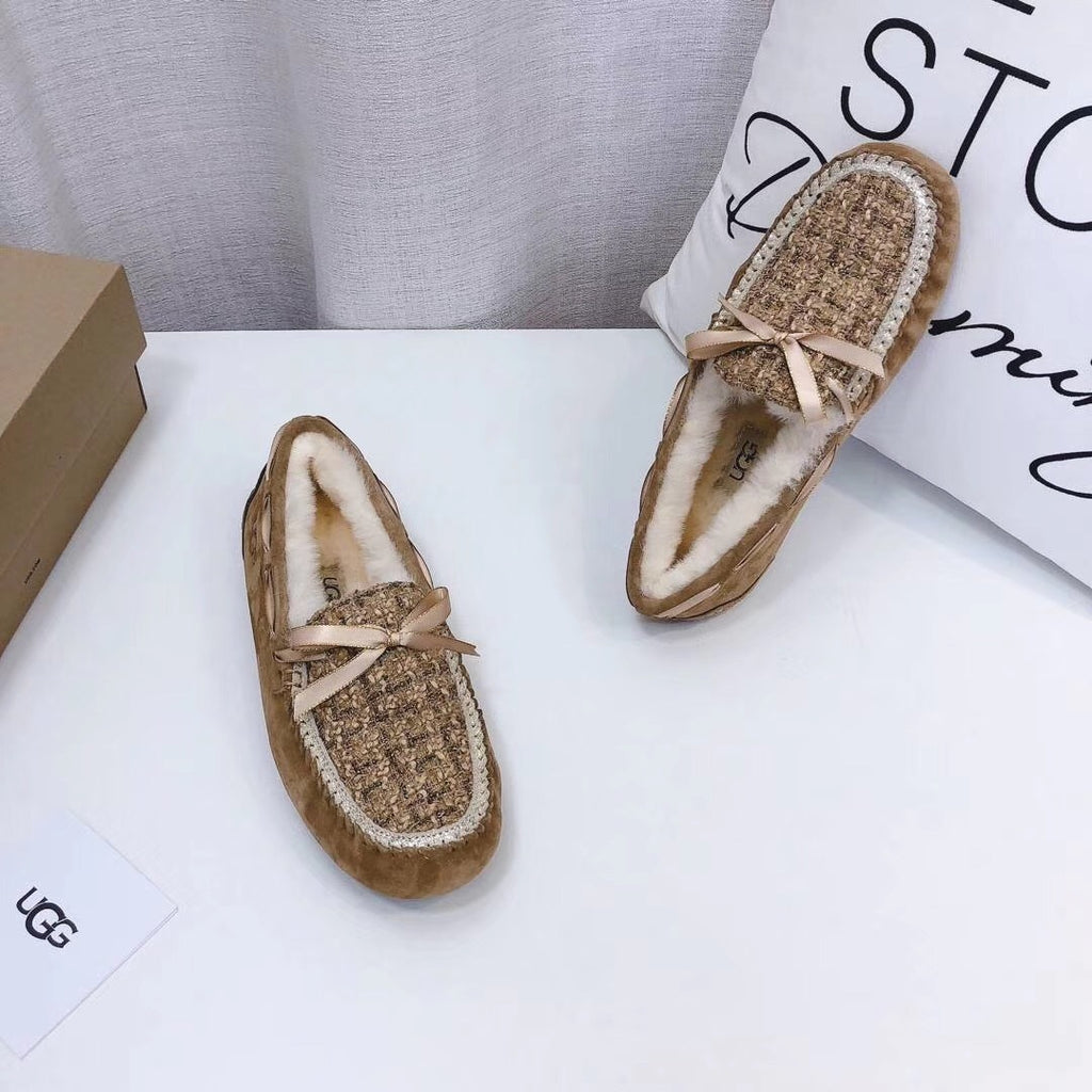 5623 Chic Moccasin-Style Shoes – Chestnut