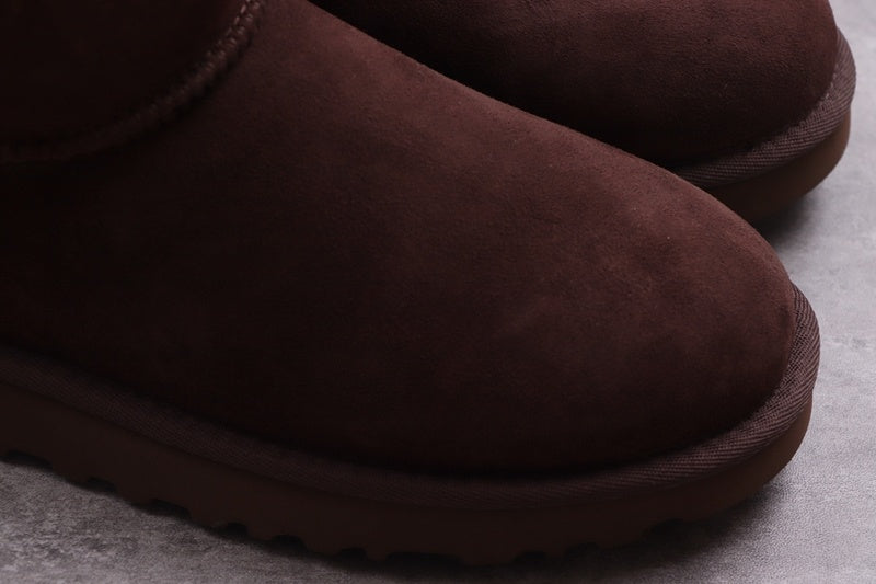 6422 W Mini Bailey Button II Boots – Coffee Brown