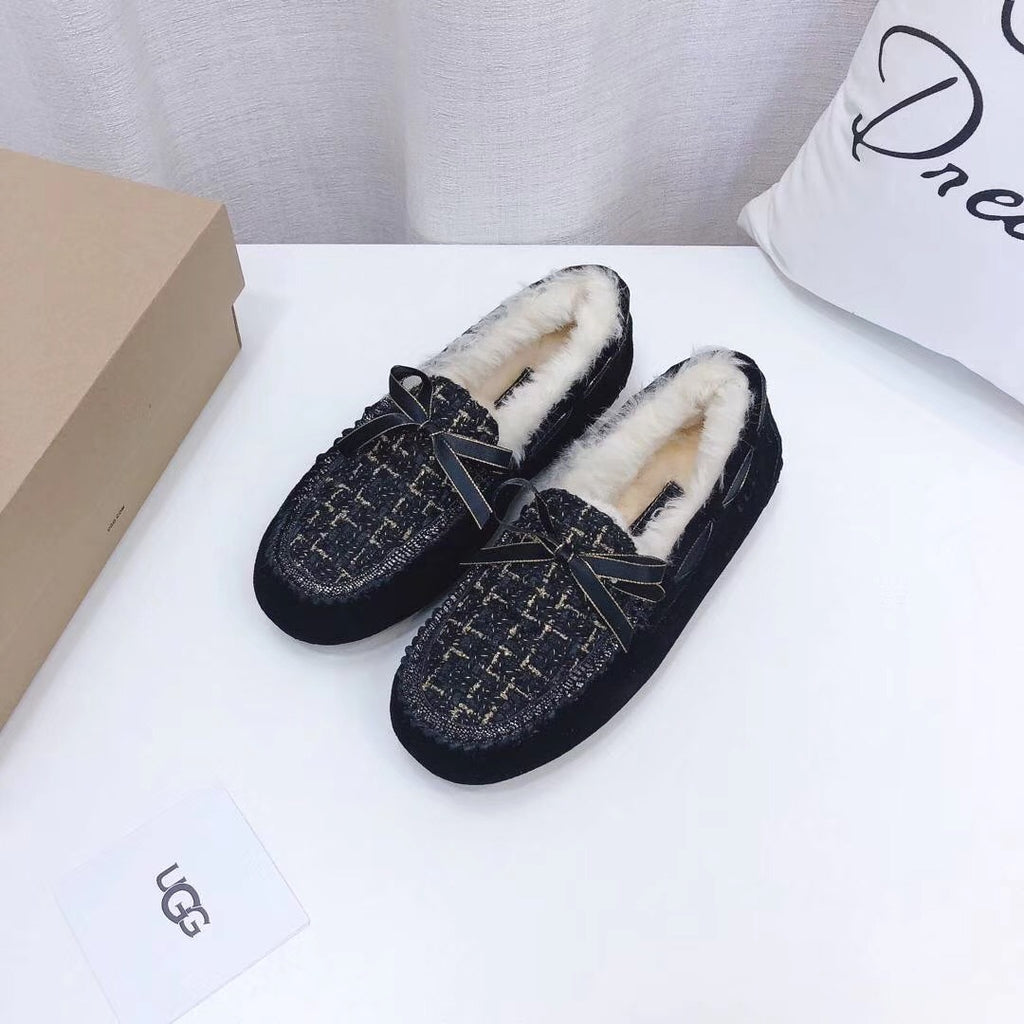 5623 Chic Moccasin-Style Shoes – Black