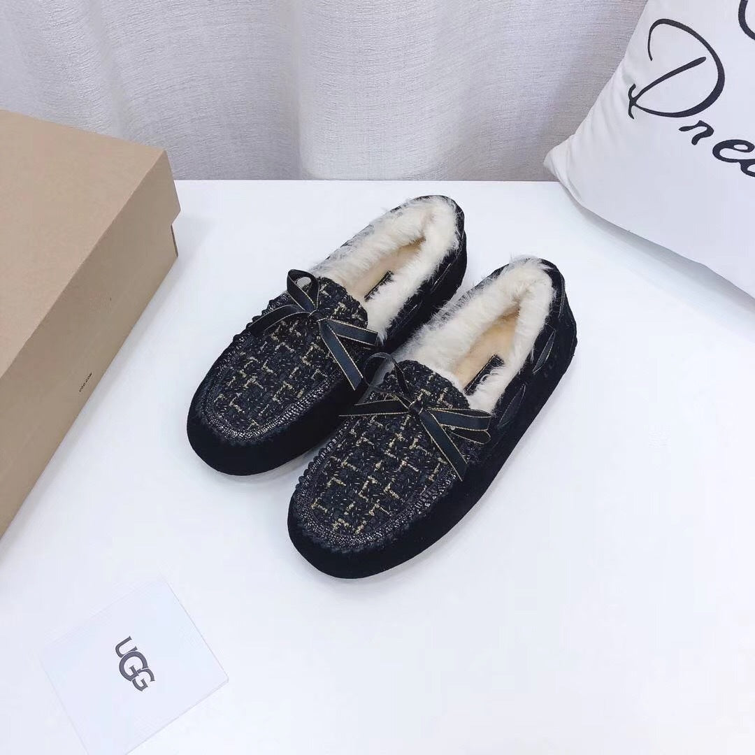 5623 Chic Moccasin-Style Shoes – Black