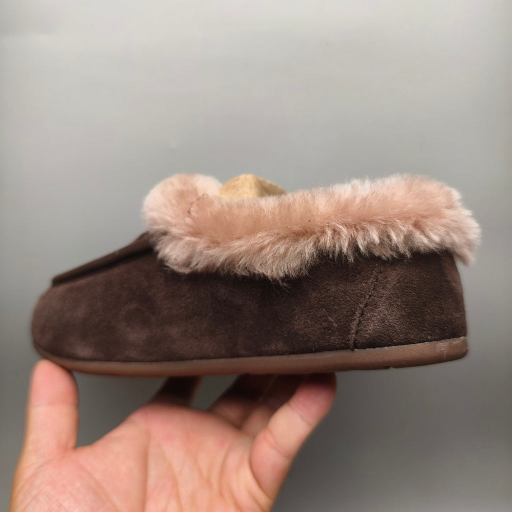 1391 Slip-On House Shoes – Chocolate Brown
