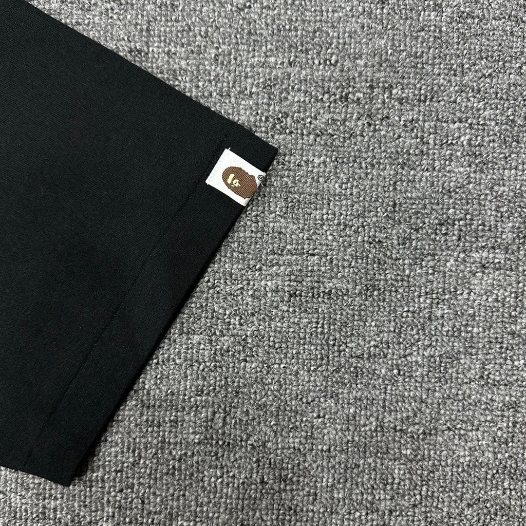 BAPE SS25 Pixel Font "Why Are All Apes Created Equal?" Double-Sided Oversized Heavyweight Unisex T-Shirt