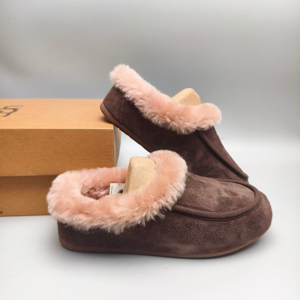 1391 Slip-On House Shoes – Chocolate Brown