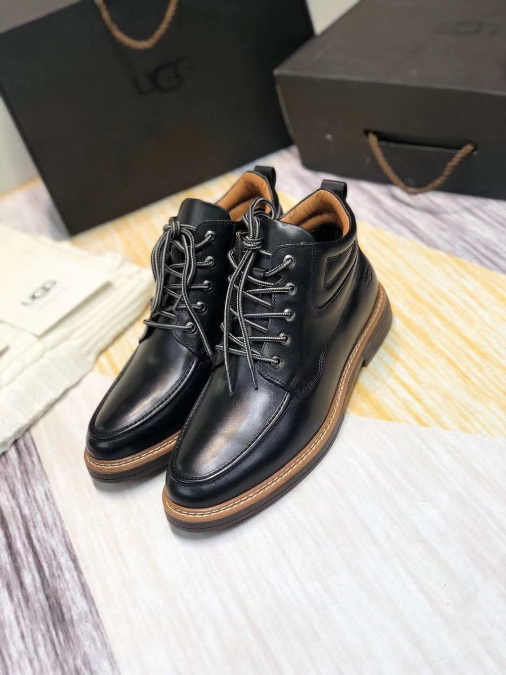0726-1 Upgraded Series Leather Shoes – Classic Black