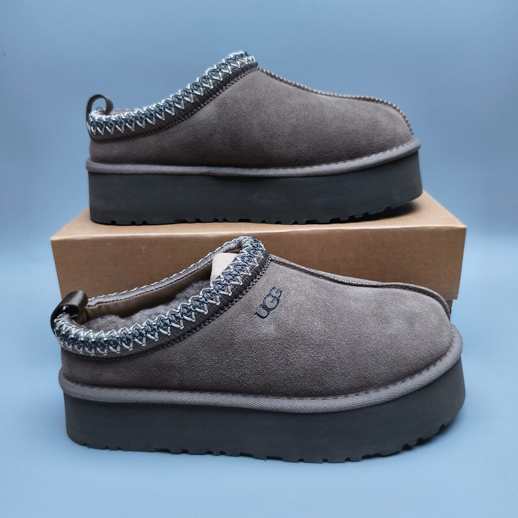 2553 / 2130 Boho-Inspired Platform Casual Shoes – Walnut