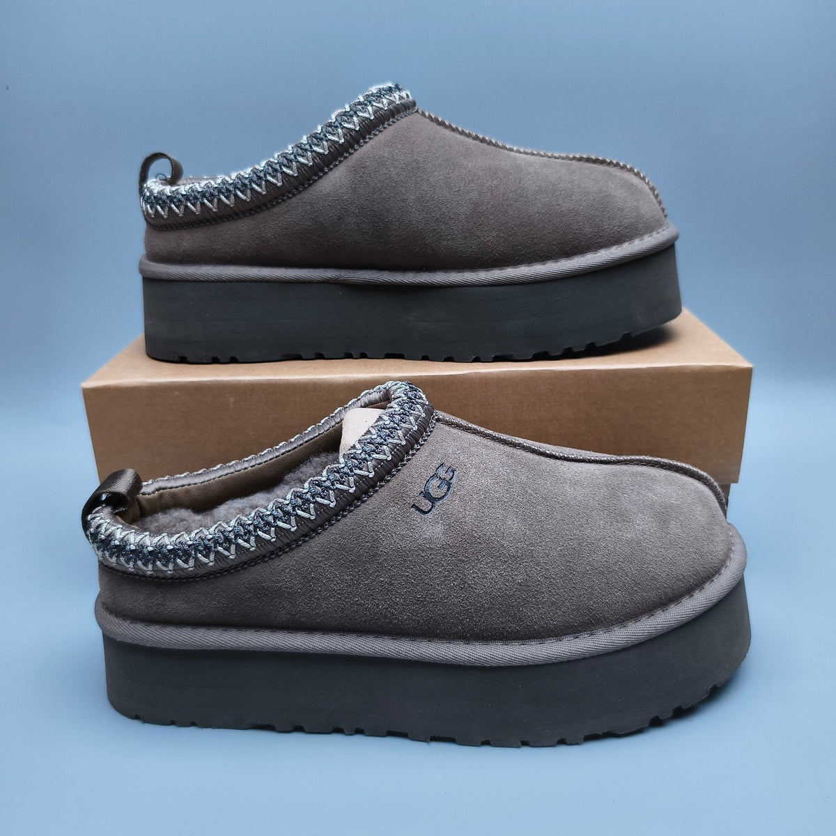 2553 / 2130 Boho-Inspired Platform Casual Shoes – Walnut