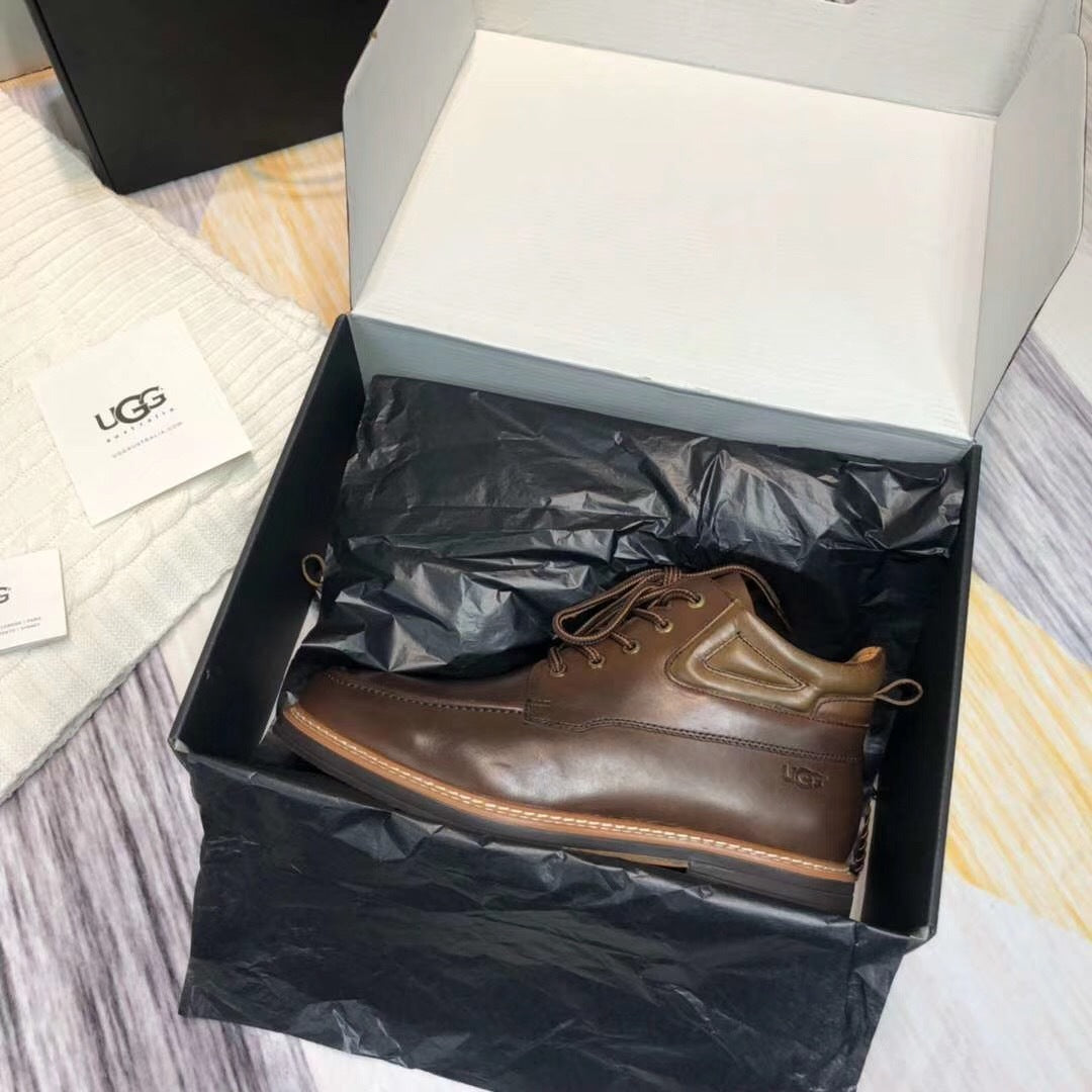 0726-1 Upgraded Series Leather Shoes – Chocolate Brown