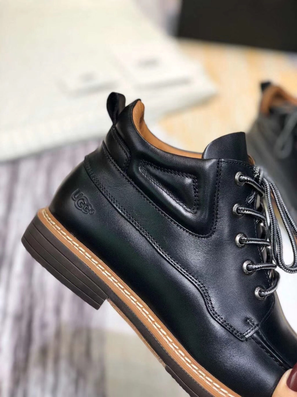 0726-1 Upgraded Series Leather Shoes – Classic Black